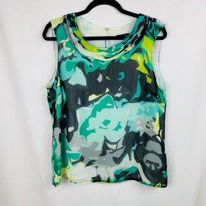 Evan Picone Sleeveless Lined Career Blouse Size 12